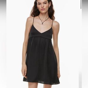 Aritzia Lover Satin Mini Dress
